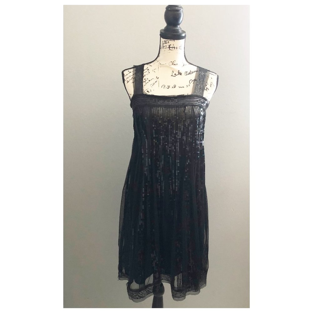 Maxx Studio Specialty Black Sequins Dress